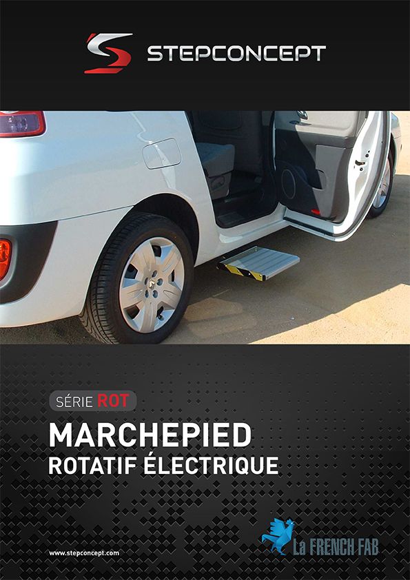 Marchepied rotatif électrique